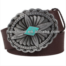 Ceinture de cuir en cuir de style Indien Hiphop Jeans ceinture boucle de la ceinture personnalisable